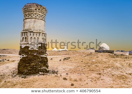 Stockfoto: Old Ruins In The Desert In Mokka Yemen