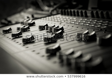 Stock fotó: Audio Sound Mixer Music Recording Studio Equipment