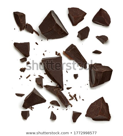 Foto stock: Close Up Of White Chocolate Blocks