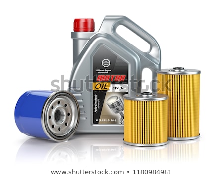 Foto stock: Car Filters And Motor Oil