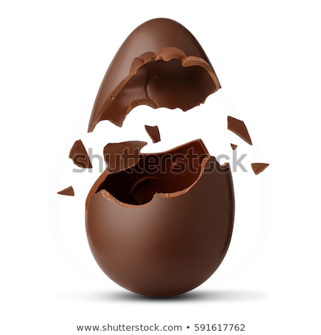 Foto stock: Chocolate Easter Egg