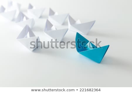 [[stock_photo]]: Leadership Concept Using Origami Ship