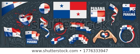 Stock photo: Vector Set Of The National Flag Of Panama In Various Creative Designs