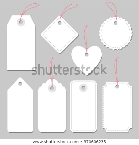 Foto d'archivio: Christmas Blank Gift Tag