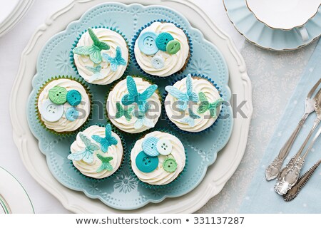 Stockfoto: Upcakes · Met · Vlinders