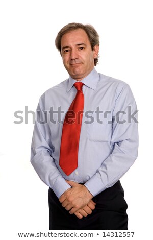 Stock photo: Face Of A Serious Mature Business Man Wondering