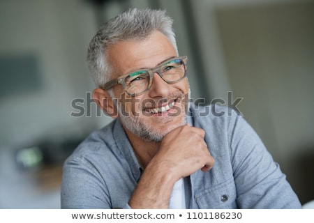 Stock photo: Portrait Of A Handsome Middle Age Man Happy