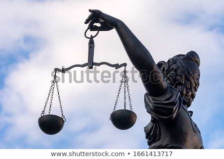 Justitia - Lady Justice - Sculpture On The Roemerberg Square In Zdjęcia stock © manfredxy