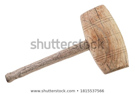 Stok fotoğraf: Vintage Wooden Hammer