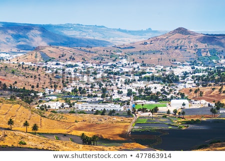 Stok fotoğraf: Small Town Of Haria In Lanzarote