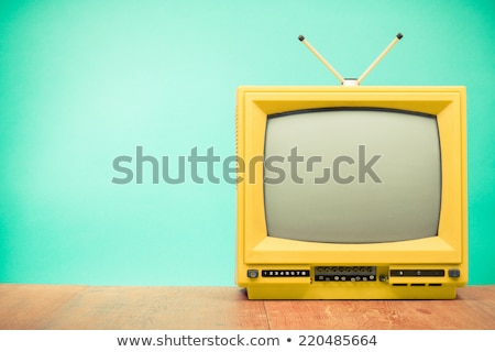 Stock fotó: Vintage Compact Television Receiver