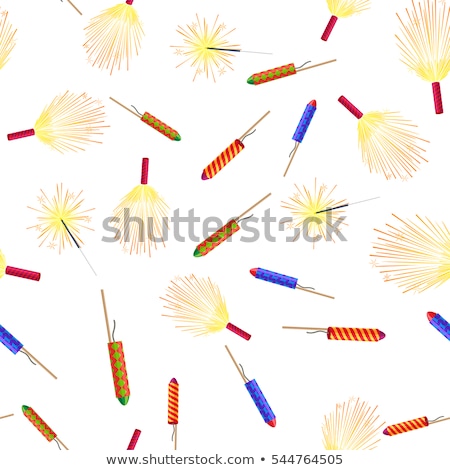 Stockfoto: Dynamite Seamless Pattern Explosive Background Vector Texture