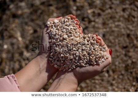 Stock photo: Two Polished Stoned Hearts
