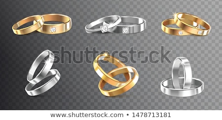 Stok fotoğraf: Vector Diamond Bridal Ring