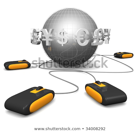 Stock photo: E Commerces Shopping Online By International Currency Concept