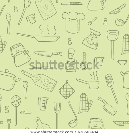 Foto d'archivio: Seamless Pattern With Sketchy Objects