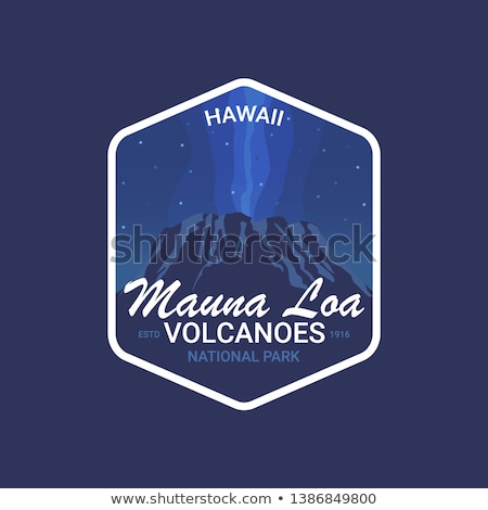 商業照片: Hawaii Volcanoes Stamp