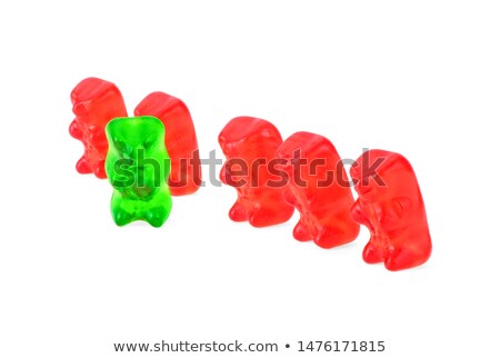 [[stock_photo]]: Line Of Jelly Baby Sweets