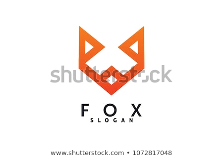 Stock foto: Abstract Logo Fox