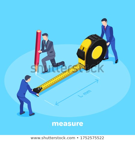 Foto stock: Tape Measure In The Shape Of A House