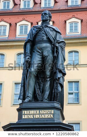 Friedrich August Ii Denkmal Dresden Statue Germany Zdjęcia stock © manfredxy