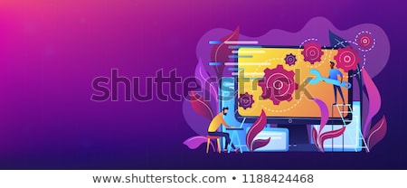 ストックフォト: Back End Development It Concept Vector Illustration