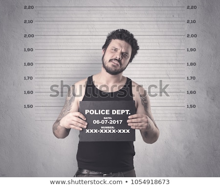 Stockfoto: Caught Gangster In Jail