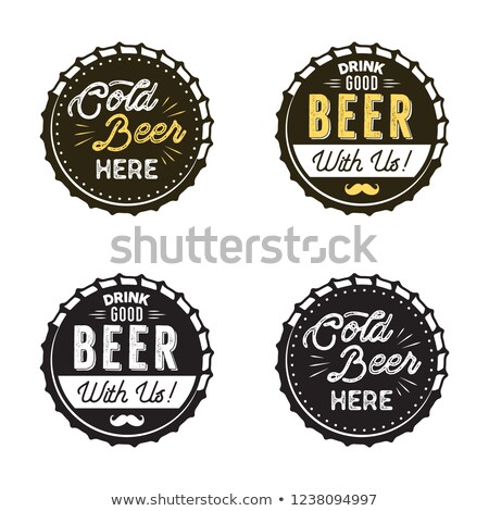 Foto d'archivio: Beer Emblems Collection Color And Silhouette Styles Pub Logo Nice For Brewery Posters T Shirts