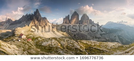 Stock photo: National Nature Park Tre Cime In The Dolomites Alps Beautiful N