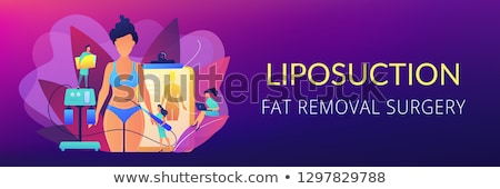 Stockfoto: Liposuction Concept Banner Header