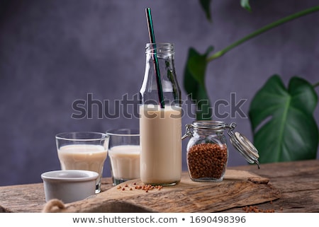 Zdjęcia stock: Lactose Free Nondairy Buckwheat Milk