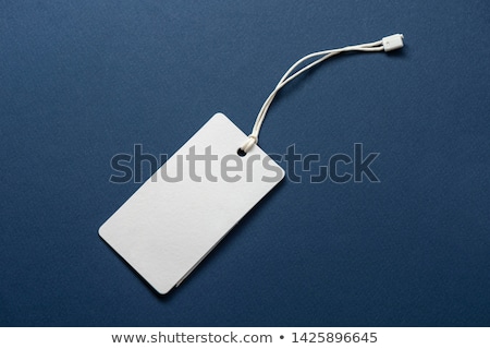 Zdjęcia stock: Blank Tag Tied With Brown String