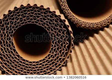 Stock photo: Corrugated Cardboard