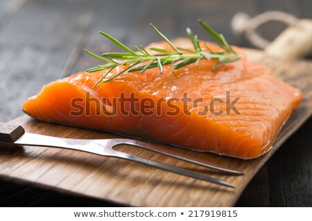 Foto d'archivio: Marinated Smoked Salmon