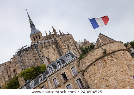 Сток-фото: Detail Of Famous Historic Le Mont Saint Michel Normandyfrance