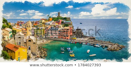 Stock photo: Art Beautiful Italian Landscape Cinque Terre Coast Of Italy