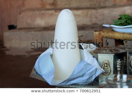 Foto stock: White Sugar Loaves Or Cones