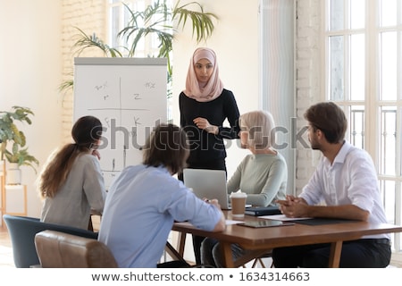 Stok fotoğraf: Corporate Trainning - Woman Presenting