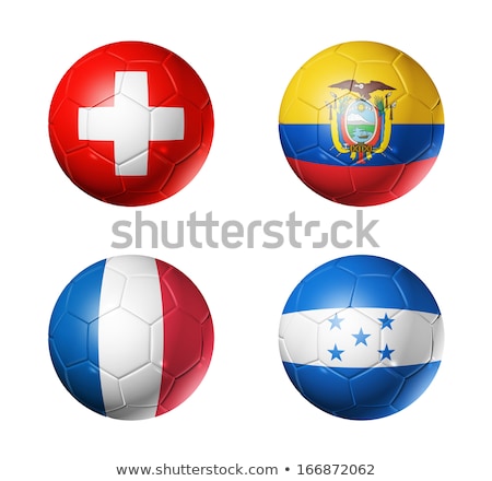 Ecuador Soccer Ball Foto stock © Daboost