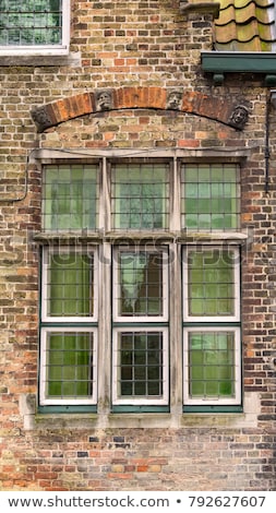Сток-фото: Close Up Traditional Brickwork Bruges