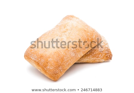 Stock photo: Italian Ciabatta Isolated On White Background