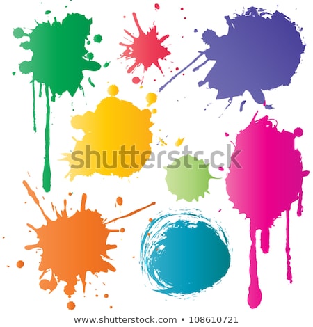 Stock fotó: Spray Paint In Yellow Green On Canvas Background