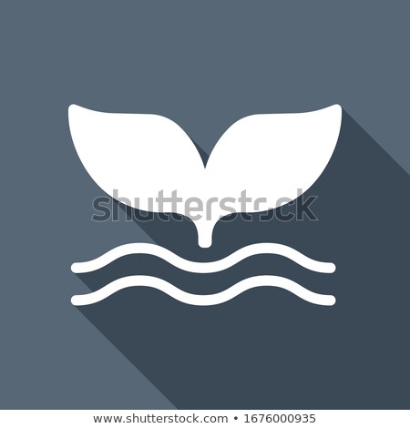 Foto d'archivio: Blue Fish Tail Logo Icon