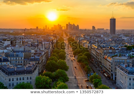 Stock foto: La Defense In Evening