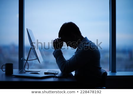 Stock photo: Businessman With Problems And Stress