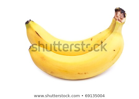Foto stock: Two Mature Bananas