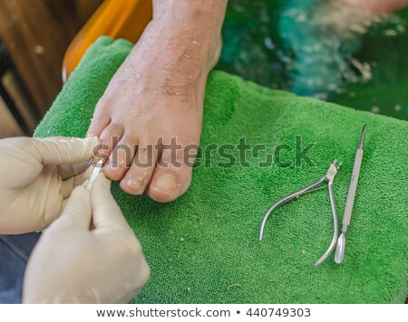 Foto d'archivio: Man Having A Pedicure