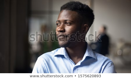 Сток-фото: Young African American Male