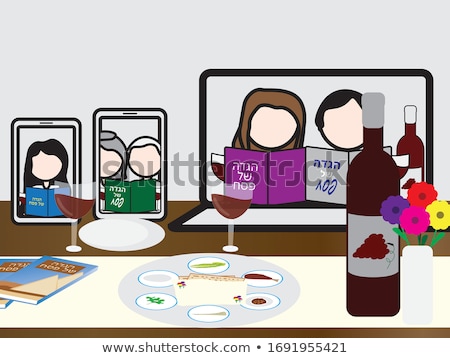 [[stock_photo]]: Family On Passover Eve