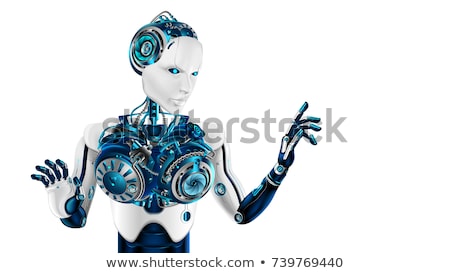 [[stock_photo]]: Humanoid Robot Click